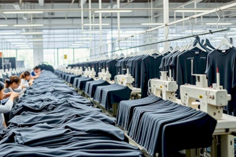 Пошив партий одежды